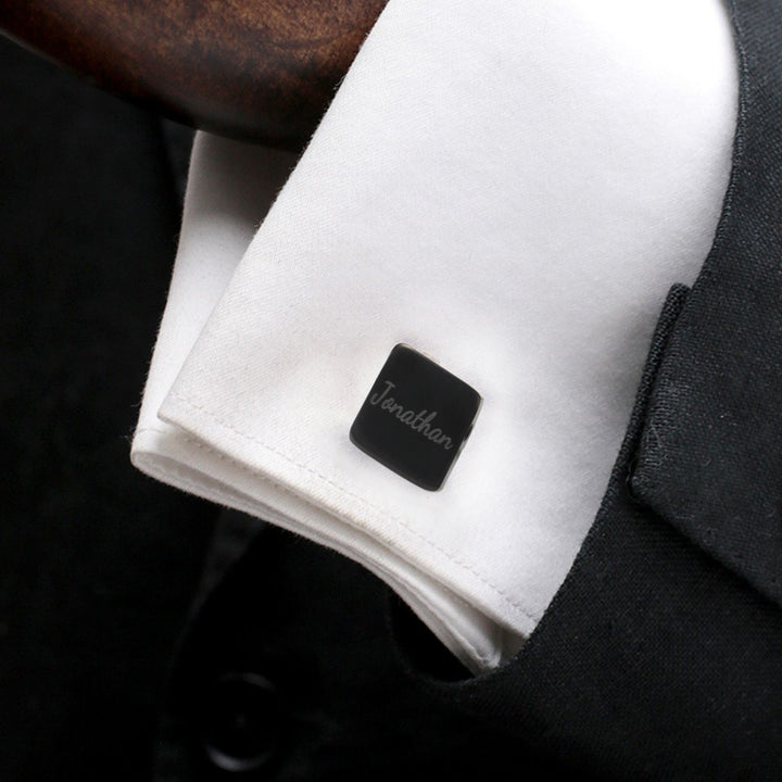 Personalized Father Cufflinks Groom Wedding Cufflinks