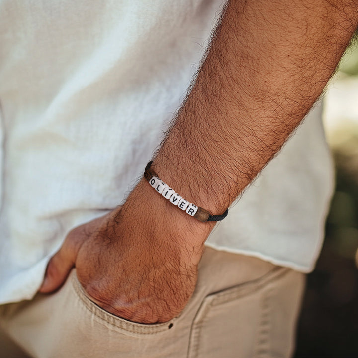 Personalized Men Everyday Beads Bracelet
