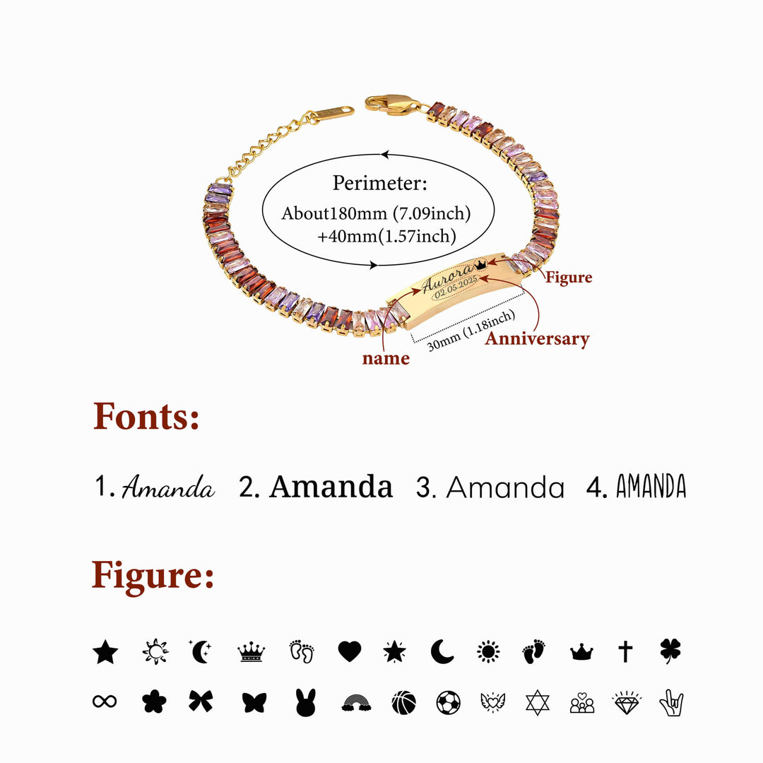 Custom Women’s Diamond Bracelet – Personalized Elegance in Every Sparkle