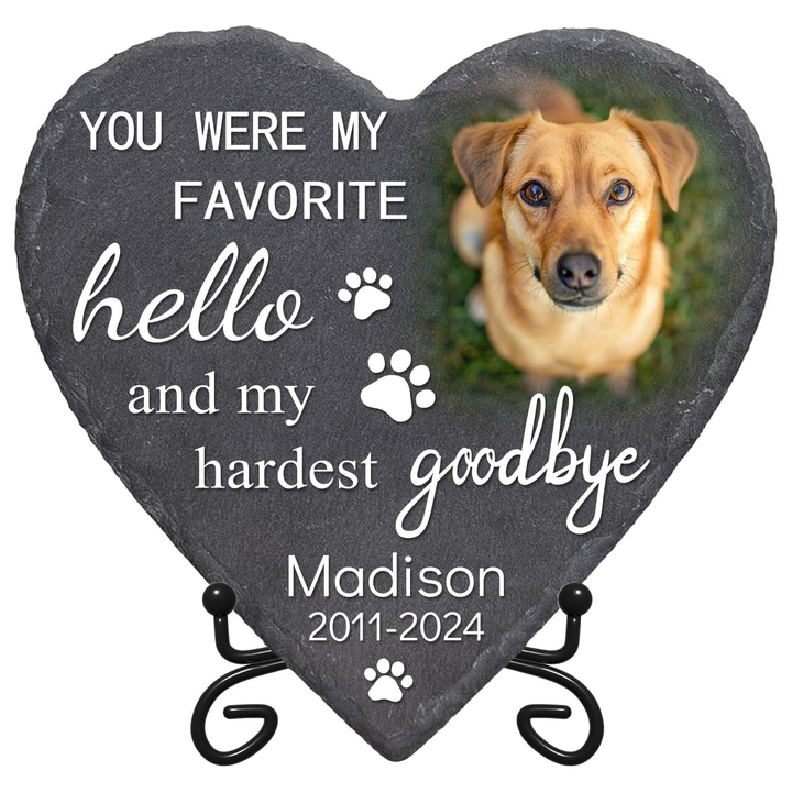 Personalized Pet Memorial Stones