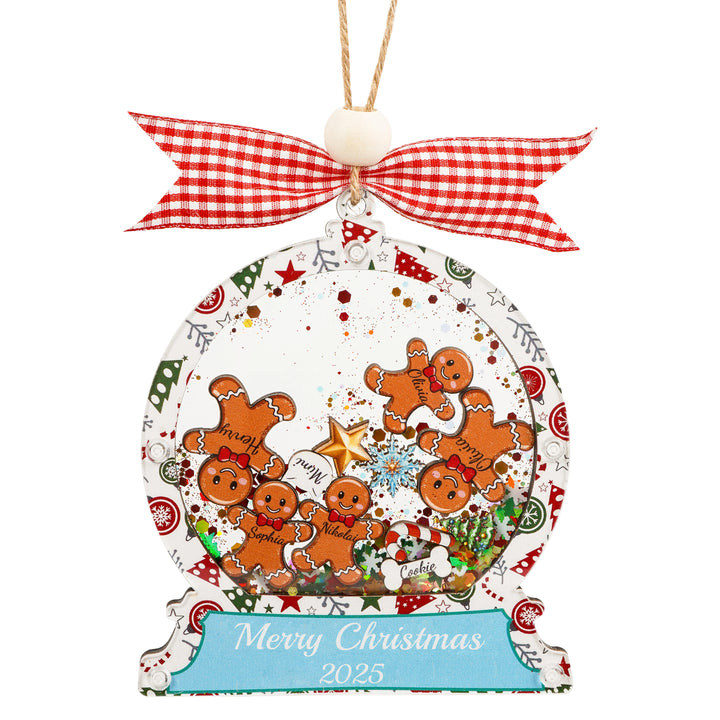 Personalized Family Christmas Ornament 2025