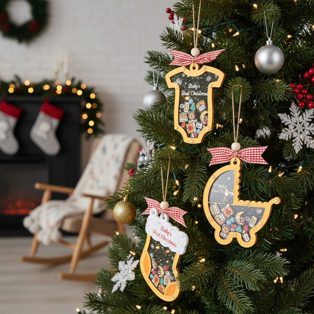 Personalized Baby’s First Christmas 2025 Ornament