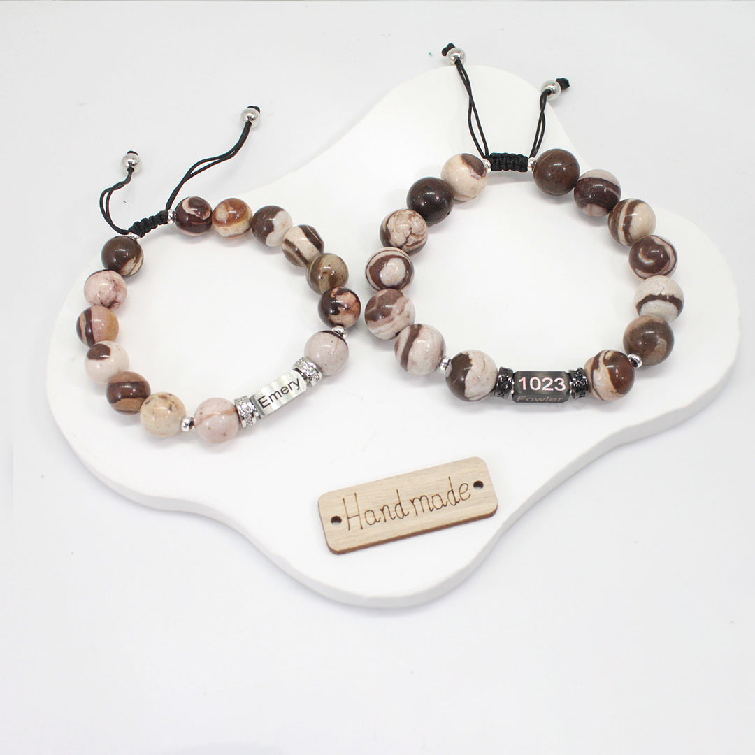 Personalized Unisex Bracelet with Name Engraving
