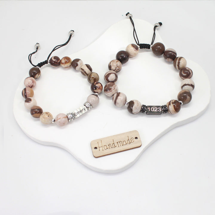 Personalized Unisex Bracelet with Name Engraving