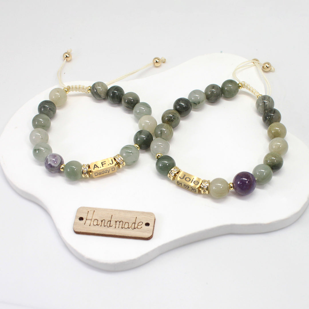 Personalized Unisex Bracelet with Name Engraving