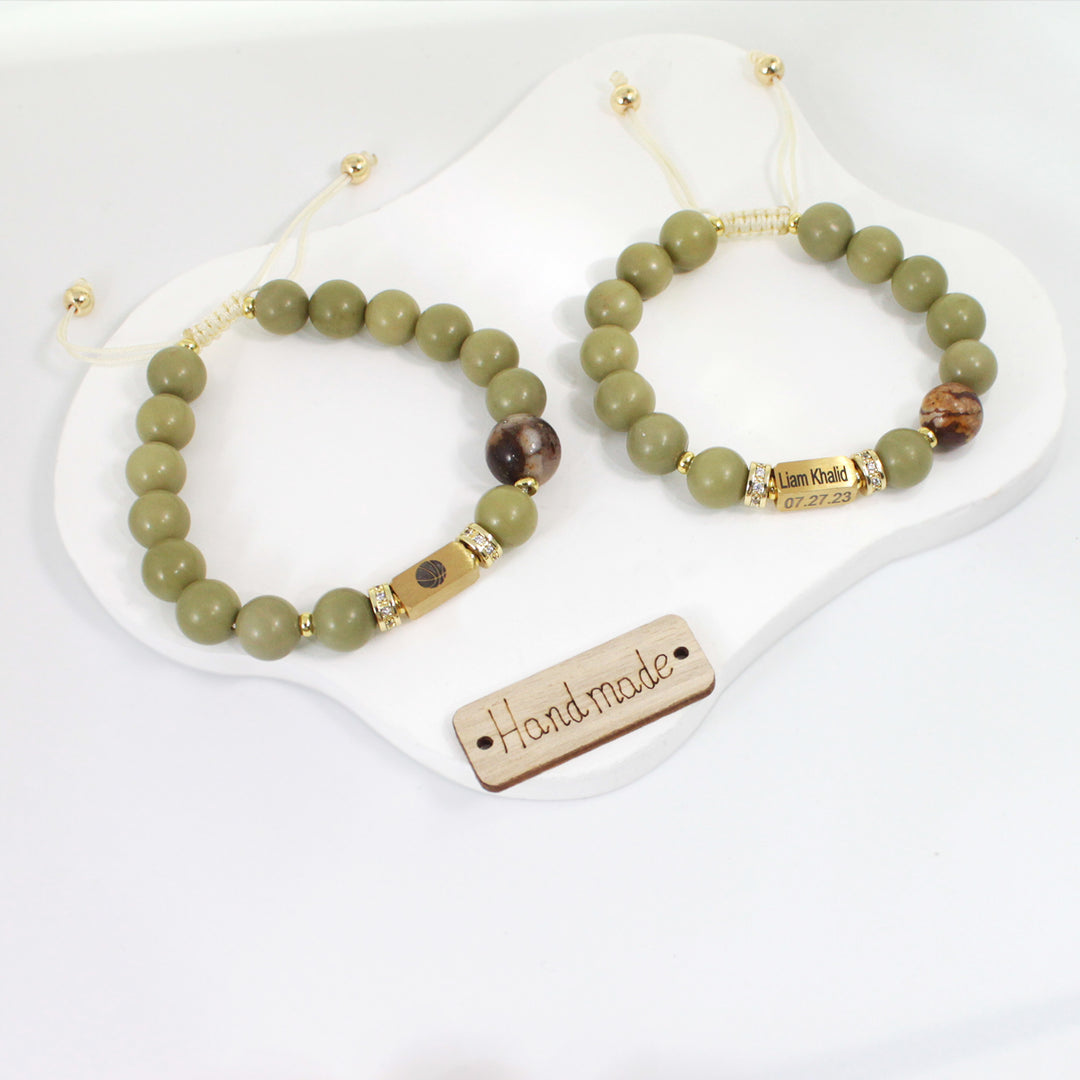 Personalized Unisex Bracelet with Name Engraving