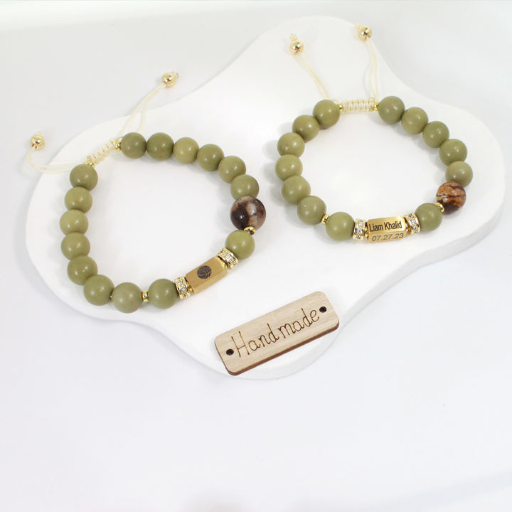 Personalized Unisex Bracelet with Name Engraving