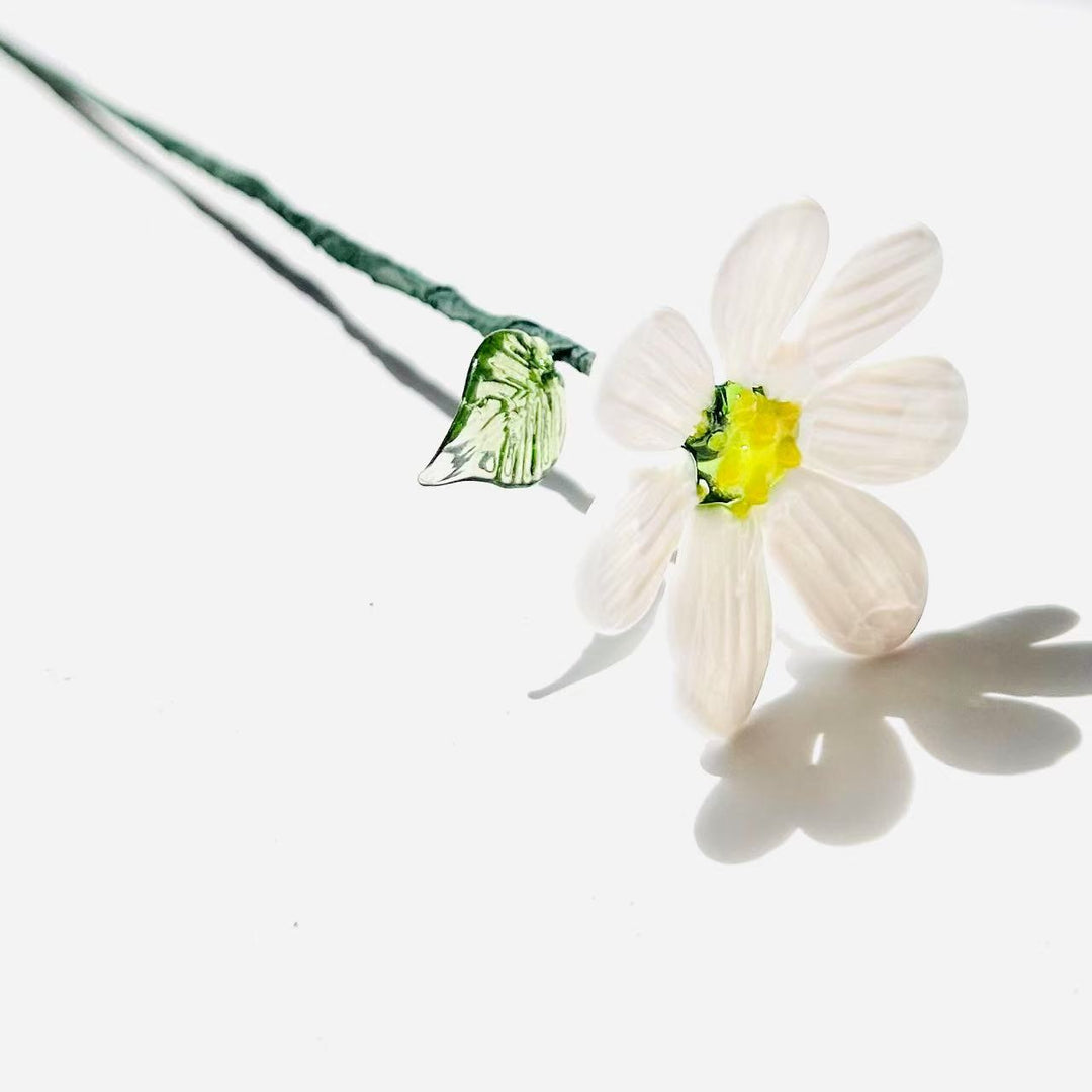 Birthday flower glass flower（Adjustable length）