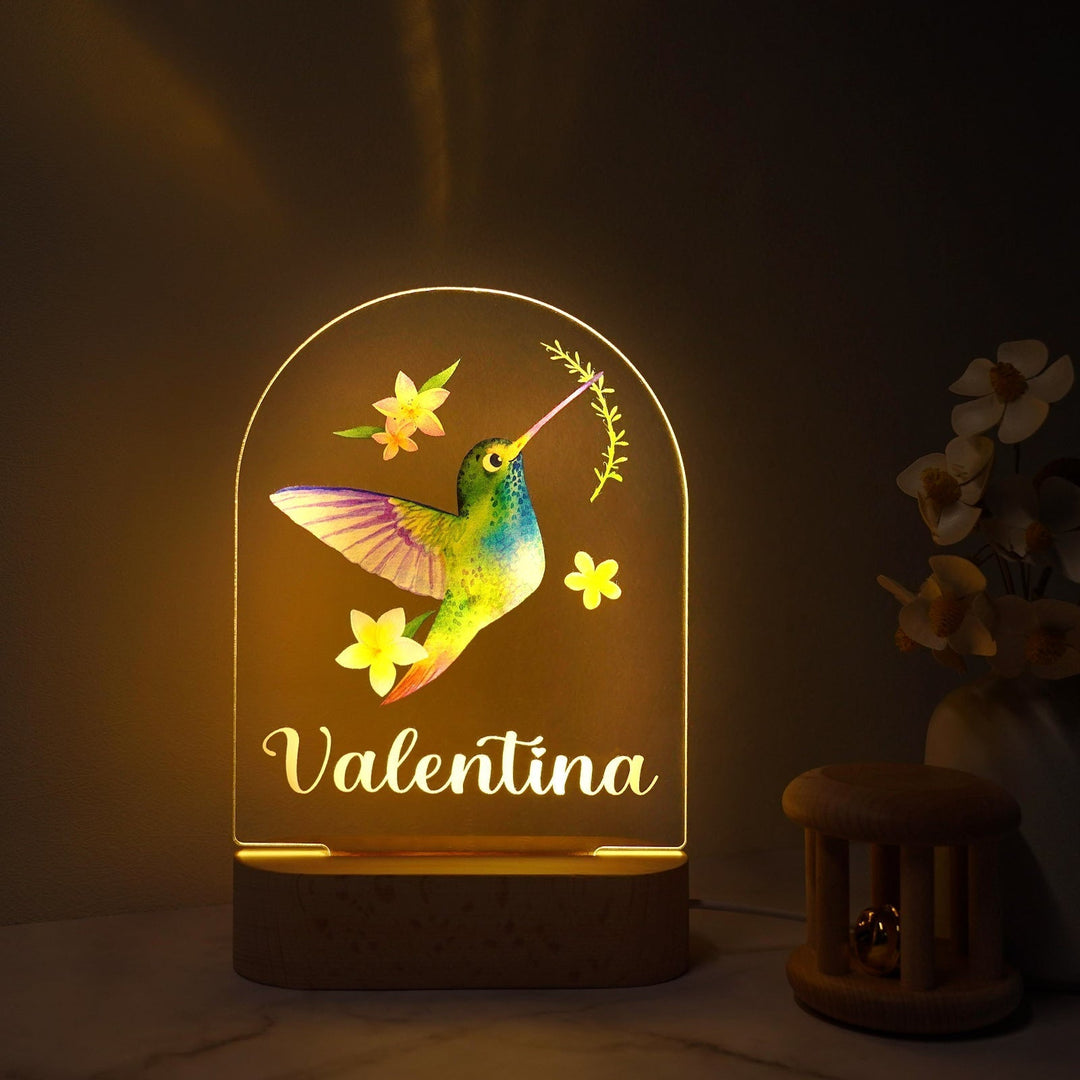 Personalised Baby Name Night Light