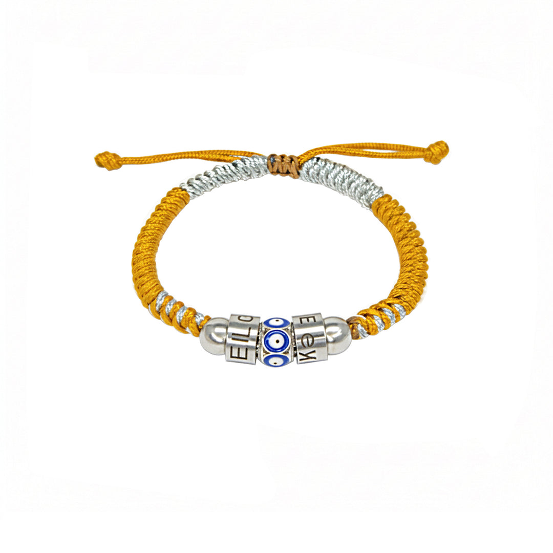 Guardian Eyes Couple & Family Name Bracelet – Personalized Protection Jewelry