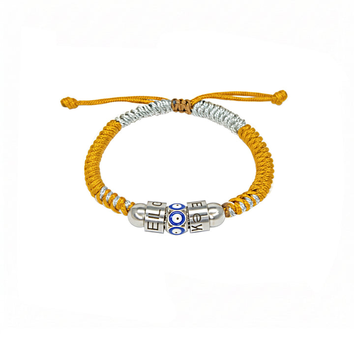 Guardian Eyes Couple & Family Name Bracelet – Personalized Protection Jewelry