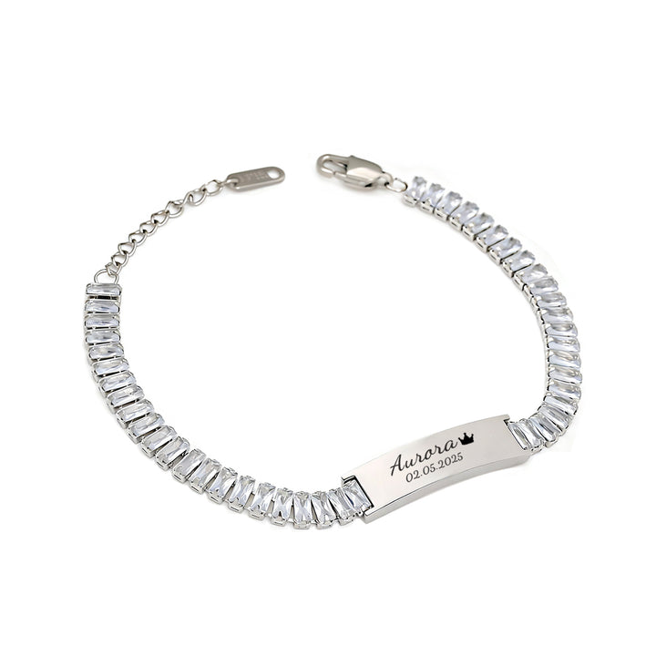Custom Women’s Diamond Bracelet – Personalized Elegance in Every Sparkle