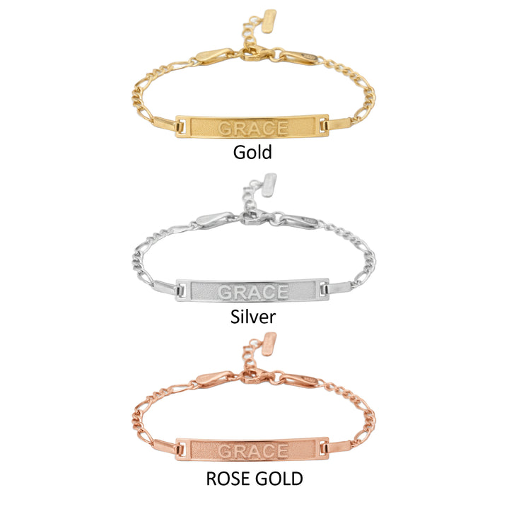 Personalized Baby Name Exclusive Metal Bracelet