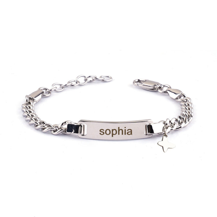 Personalized Baby Name Bracelet with Cute Charm