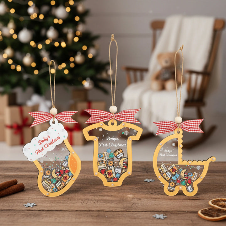 Personalized Baby’s First Christmas 2025 Ornament
