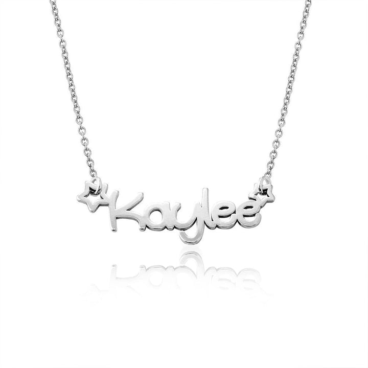 Personalized Star Childrens Name Necklace