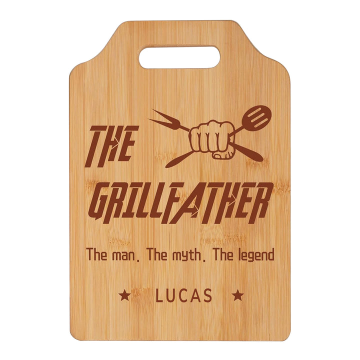 Personalized Bamboo Cutting Board Gifts for Grandpa