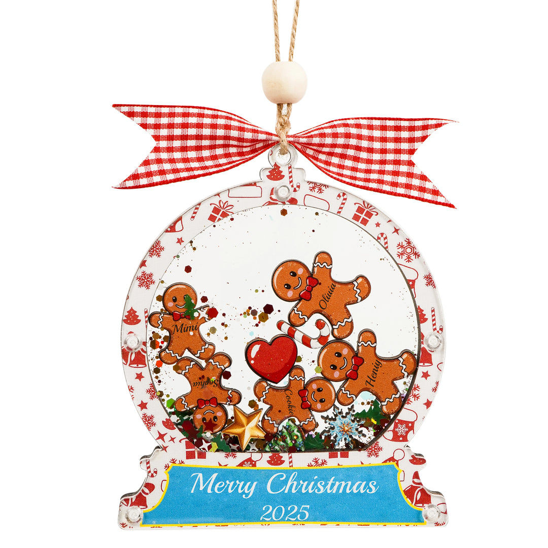 Personalized Family Christmas Ornament 2025