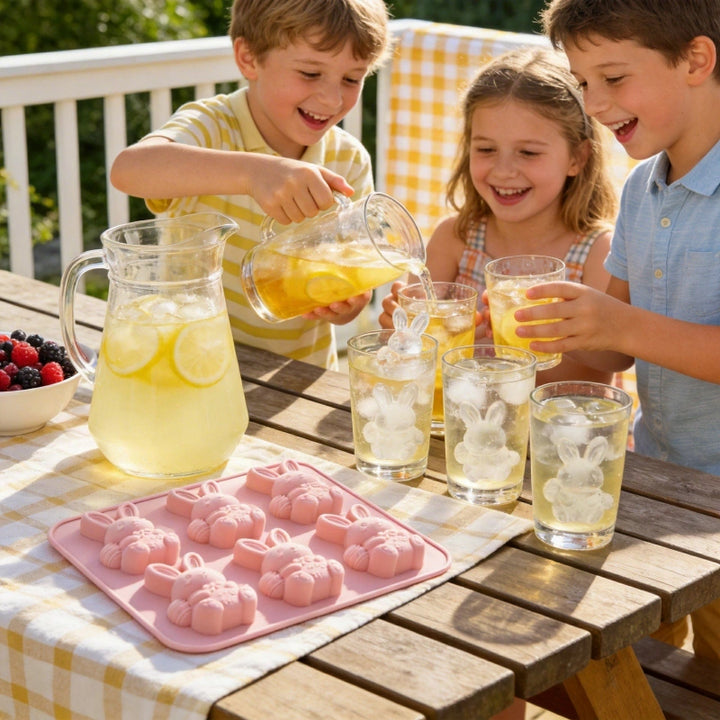 3D Bunny Ice Cube Mold – Cute Rabbit Silicone Ice Mold for Cocktails, Coffee & Easter Drinks