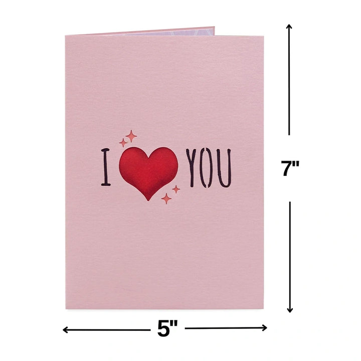 3D Teddy Bear Pop Up Card – Romantic Greeting Card for Valentine’s Day, Birthday, Mother’s Day & Anniversary