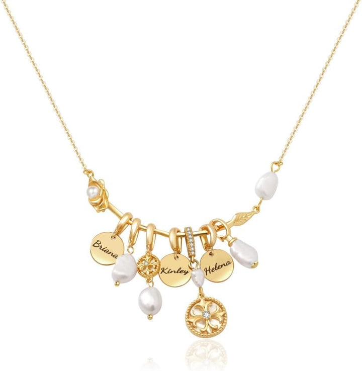 Personalized  Custom Name Necklace for Women - 18K Gold Plated Jewelry