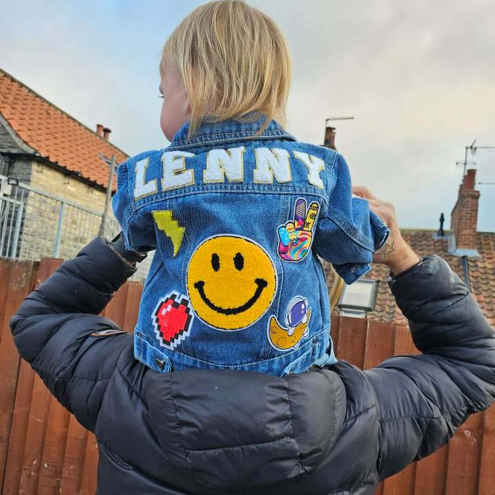 Personalized Patch Denim Jacket