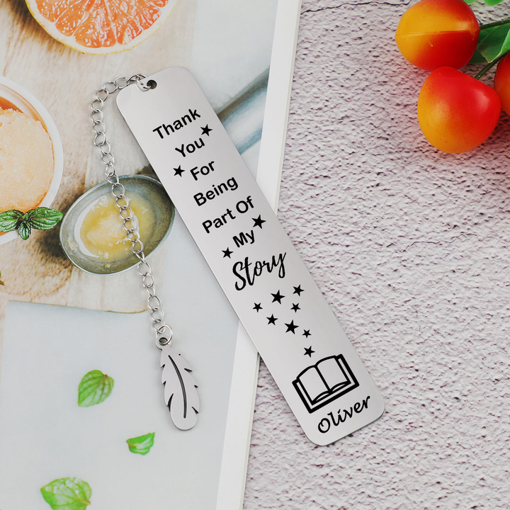 Personalized Name Inspirational Bookmark Thank You Gift