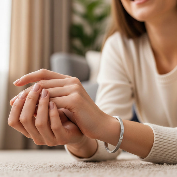 Personalized Adult's Engraved Name Bangle with Clasp