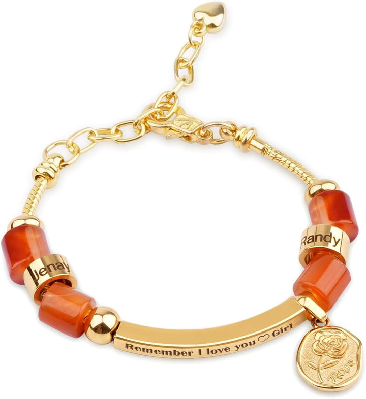 Personalized Bracelet for Men Women Couples Sisters Brothers Friendship Gifts