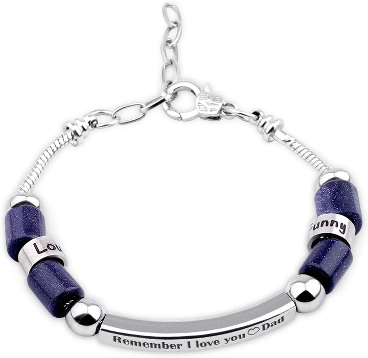 Personalized Bracelet for Men Women Couples Sisters Brothers Friendship Gifts