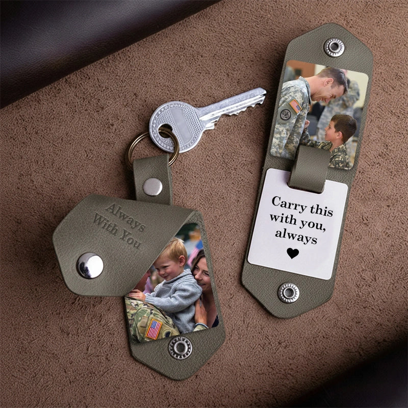 Custom Photo Heritage Keychain | 4th of July Independence Day Special