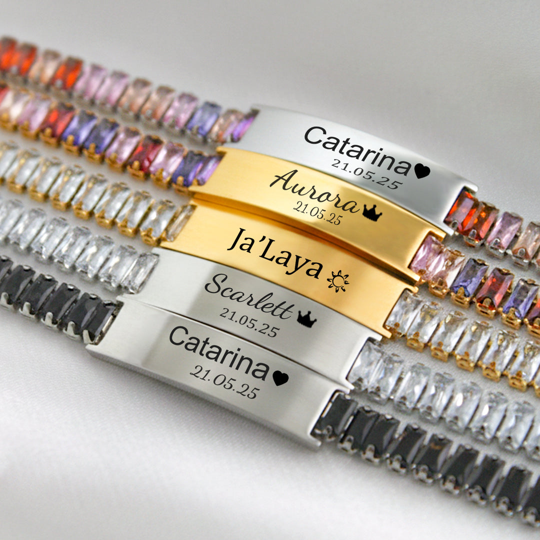Custom Women’s Diamond Bracelet – Personalized Elegance in Every Sparkle
