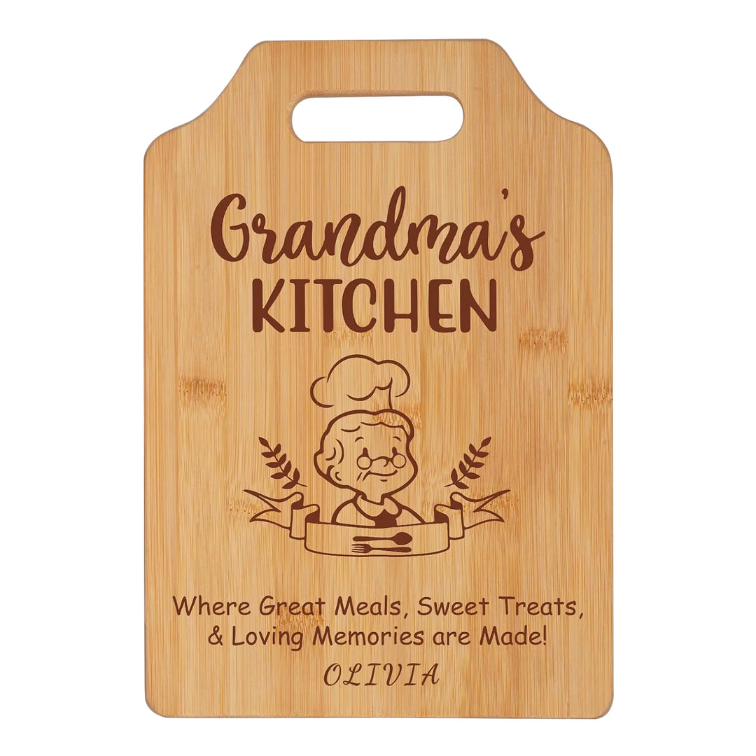 Personalized Bamboo Cutting Board Gifts for Grandpa