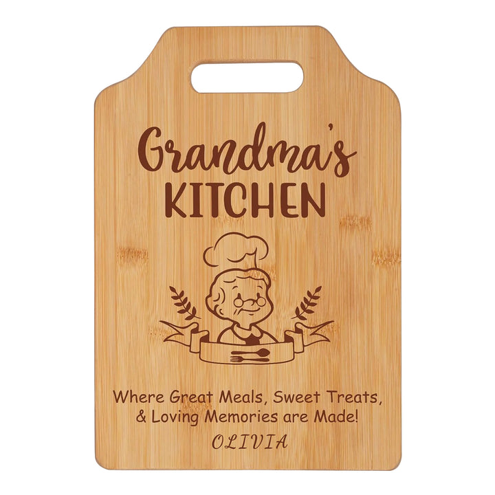 Personalized Bamboo Cutting Board Gifts for Grandpa