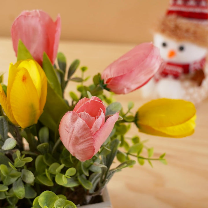 Personalized name custom artificial flowers Mother's Day gift