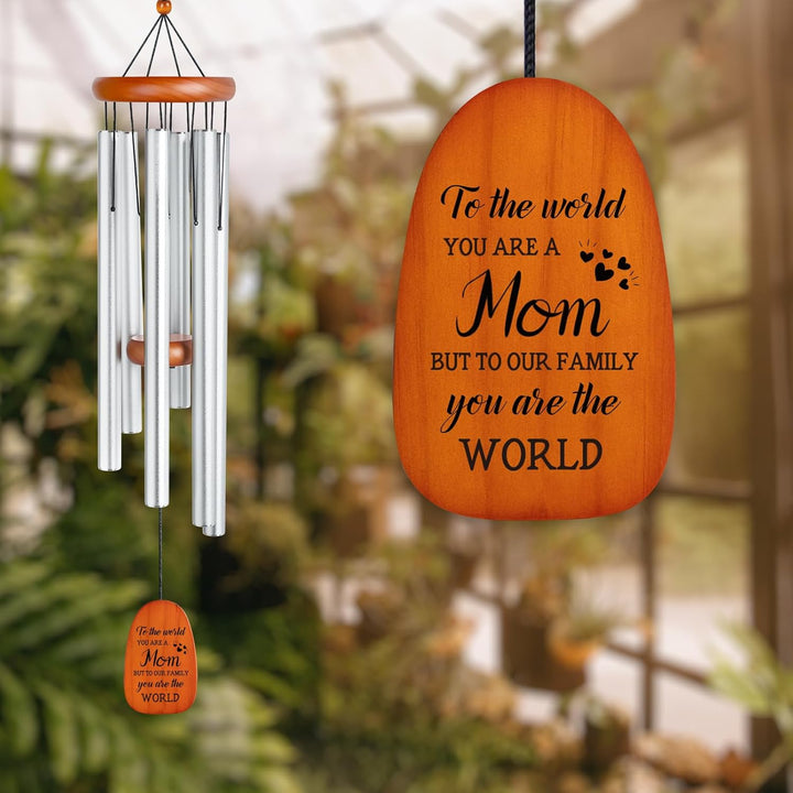 Personalized 37’’Outdoor Wind Chimes Present for Mom Gifts