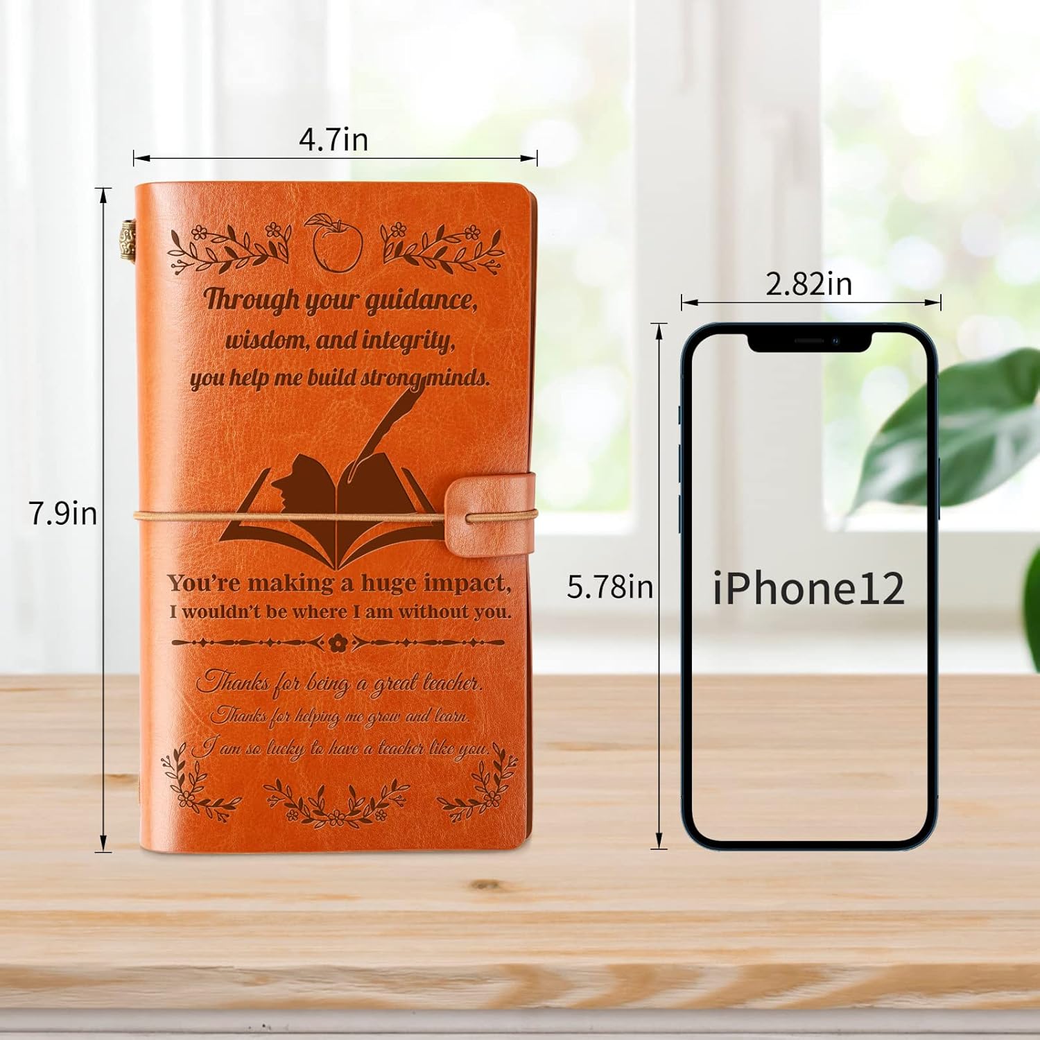 Personalized name stainless steel inspirational bookmark