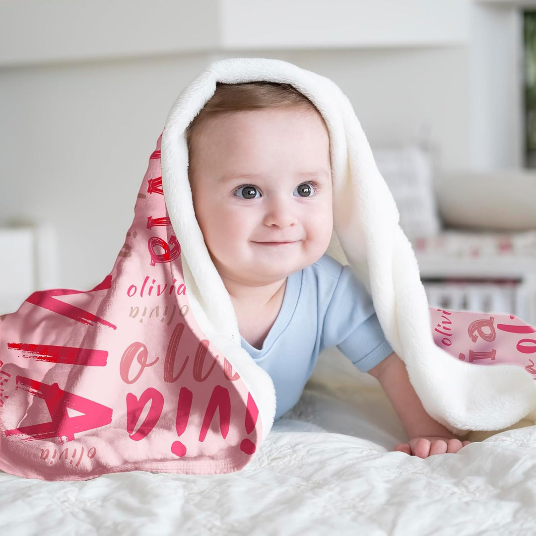 Personalized children's and adults' custom blankets with names