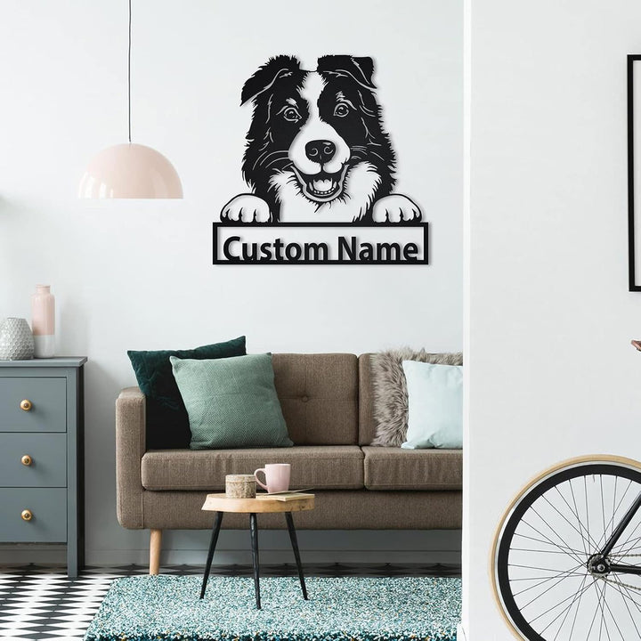 Personalized Pet Art: Custom Name Dog Decor