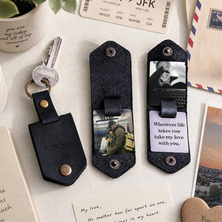The Miles Apart Heritage Photo Keychain