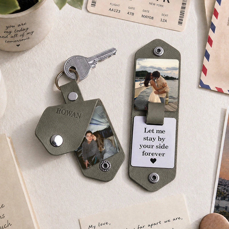 The Miles Apart Heritage Photo Keychain