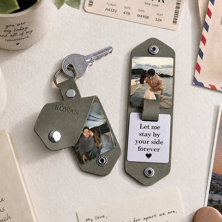 The Miles Apart Heritage Photo Keychain