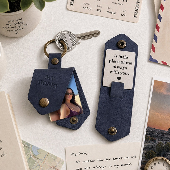 The Miles Apart Heritage Photo Keychain
