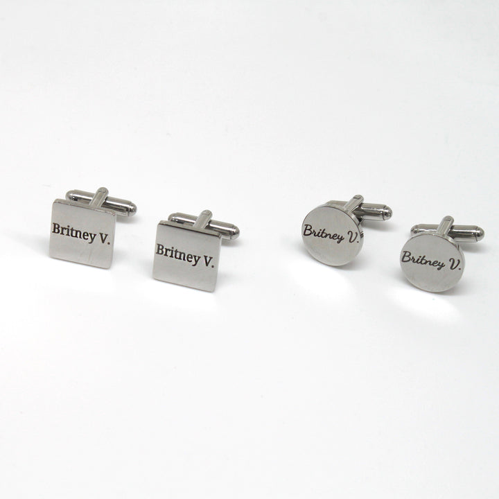 Personalized Father Cufflinks Groom Wedding Cufflinks