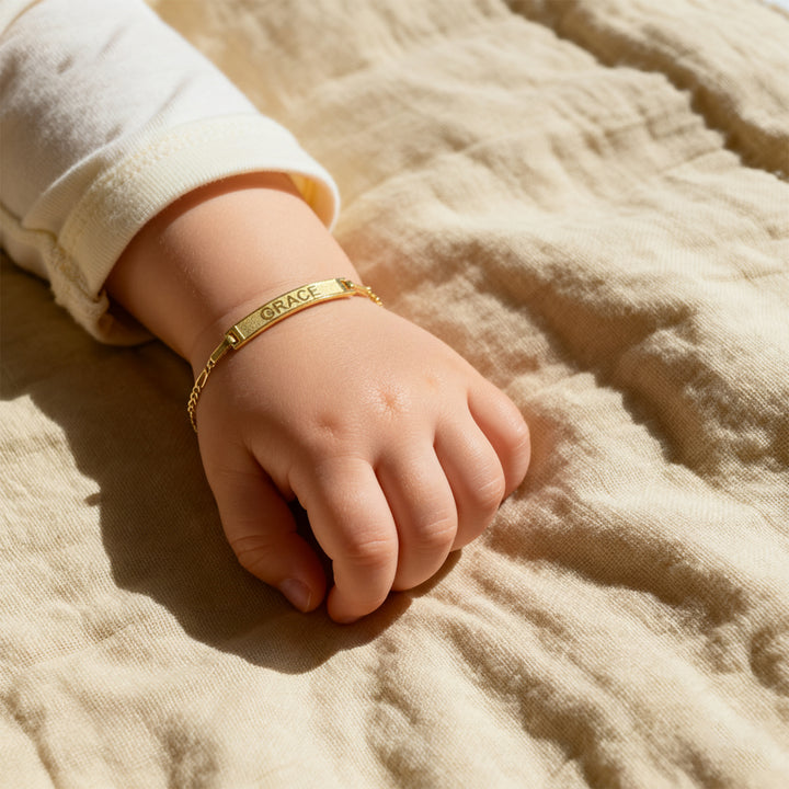 Personalized Baby Name Exclusive Metal Bracelet