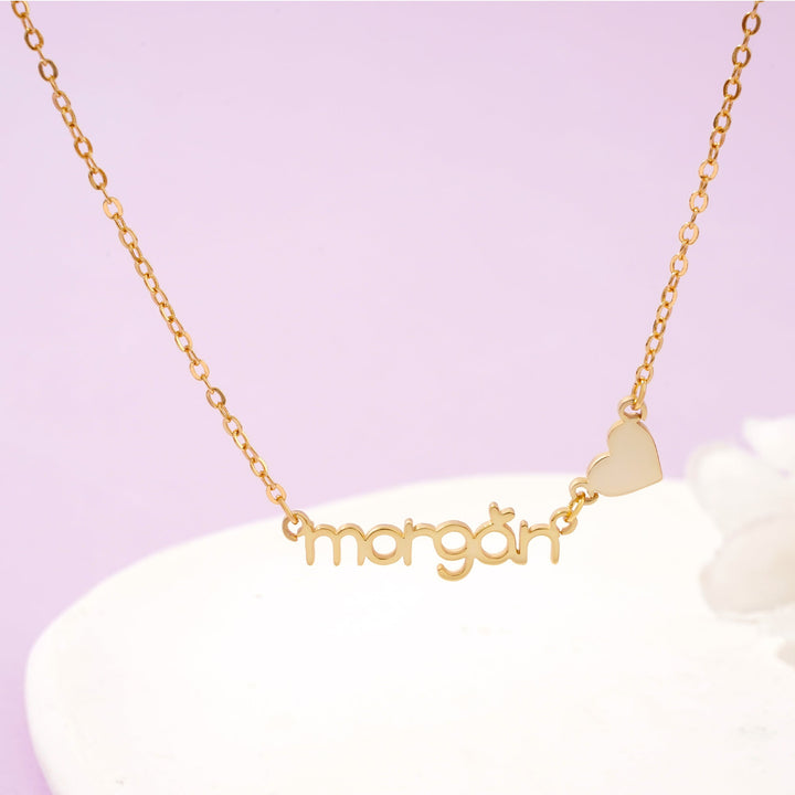 Personalized Kids Name Necklace with Cute Element