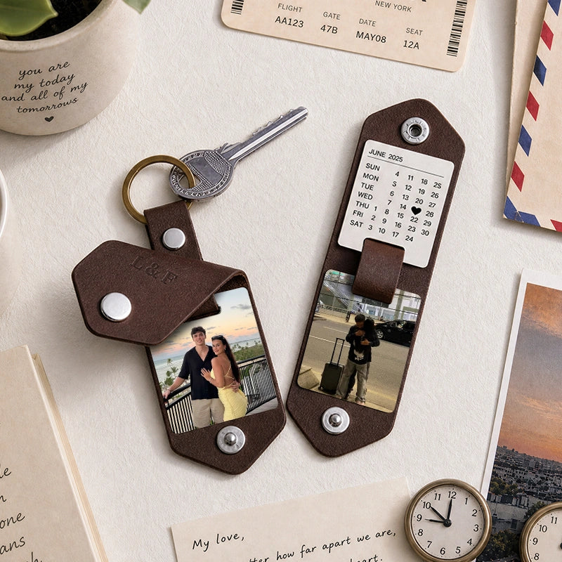 The Miles Apart Heritage Photo Keychain
