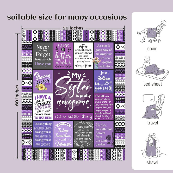 Personalized Christian Gift Blanket for Women Baptism Gifts for Girls