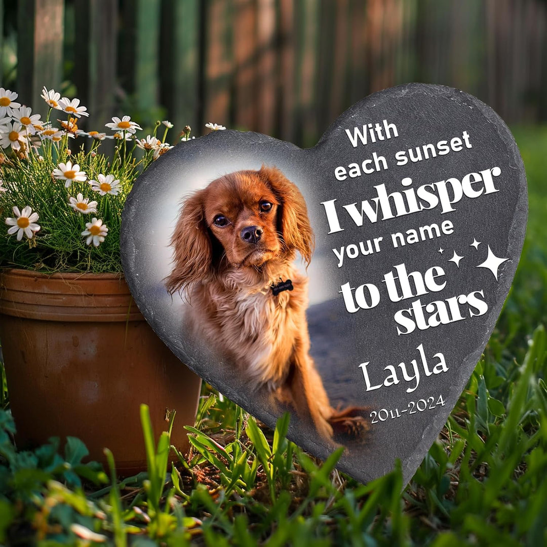 Personalized Pet Memorial Stones