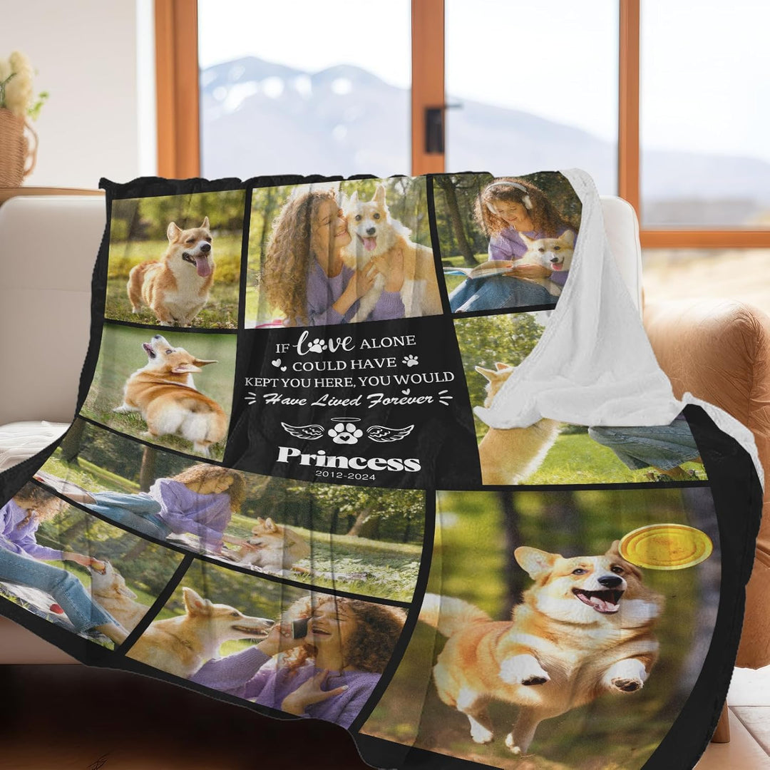 Personalized Memorial Blanket with Picture